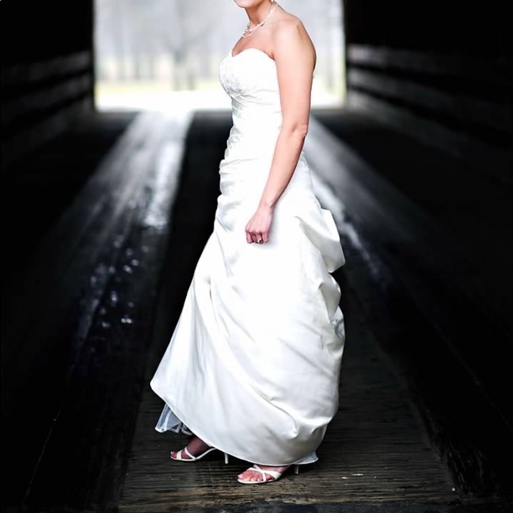 Wedding gown. Robin Jillian designed gown